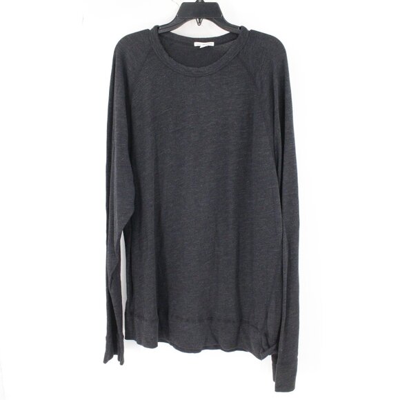 Standard James Perse sweatshirt Mens 4 Supima Micro Modal Blend Long Sleeve - Picture 1 of 11